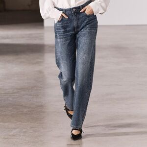 Zara rhinestone jeans.